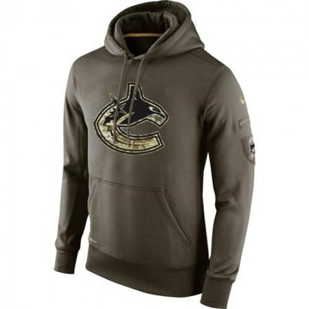 Men's Vancouver Canucks  Salute To Service NHL Hoodie