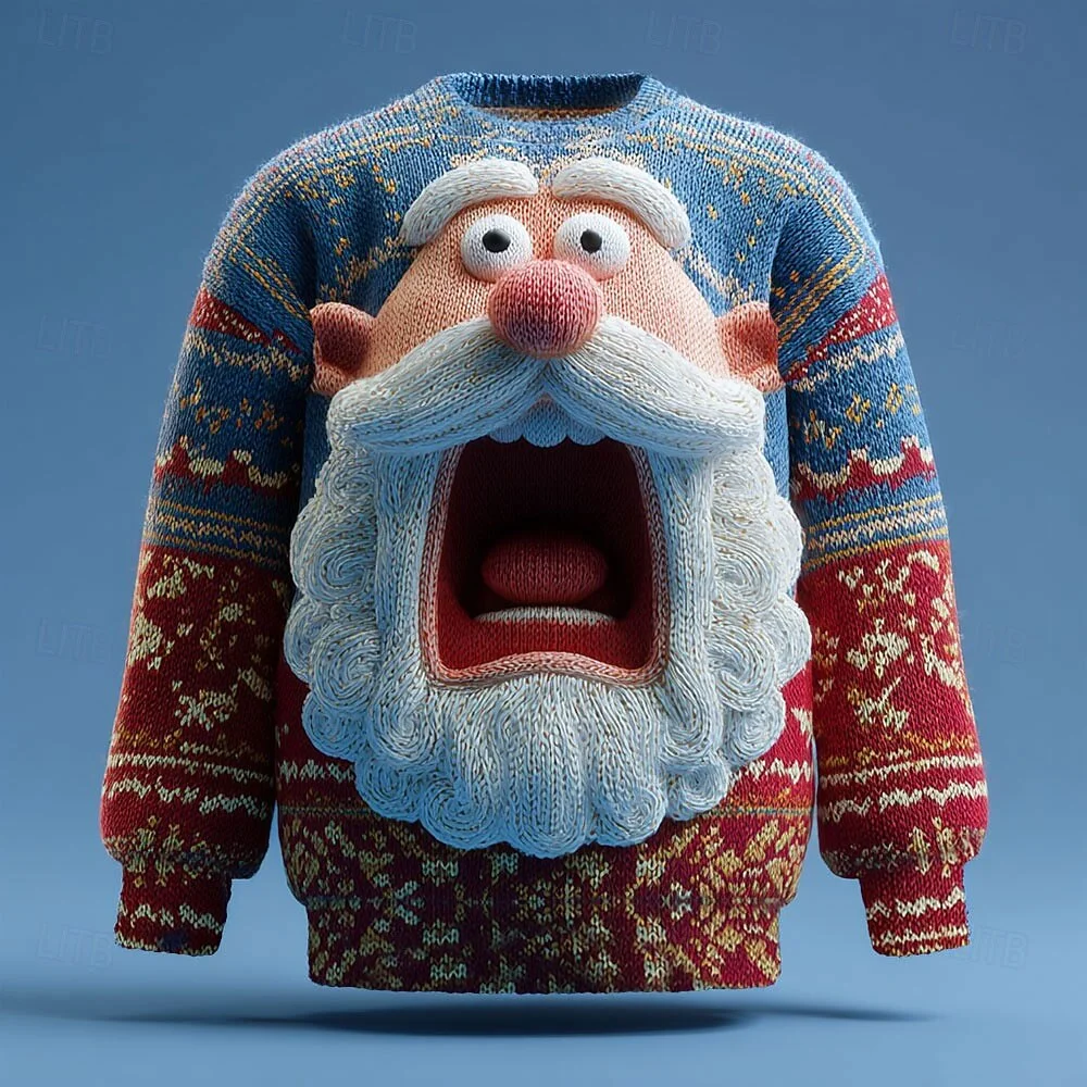 3D Print Christmas Ugly Sweatshirt-inspireuse