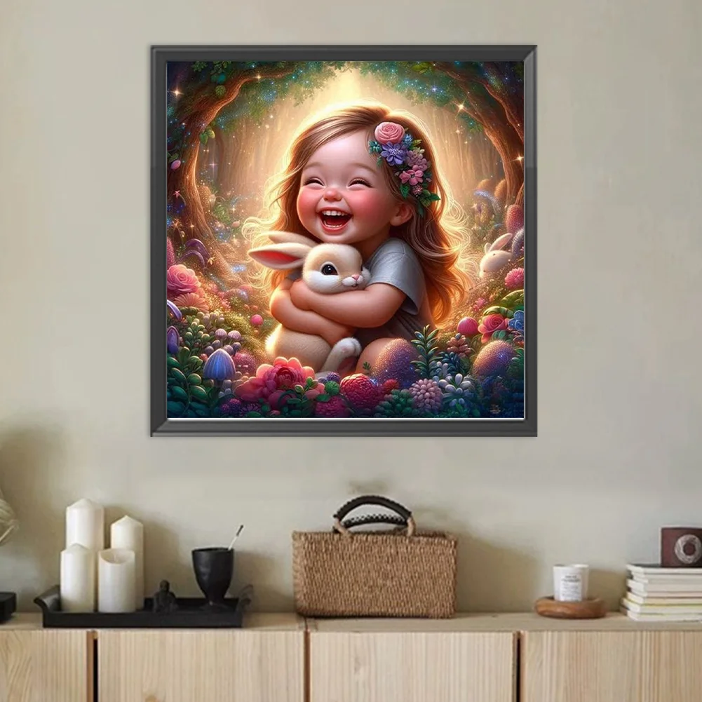 DIY Paint By Number 40*40cm - Bunny Girl