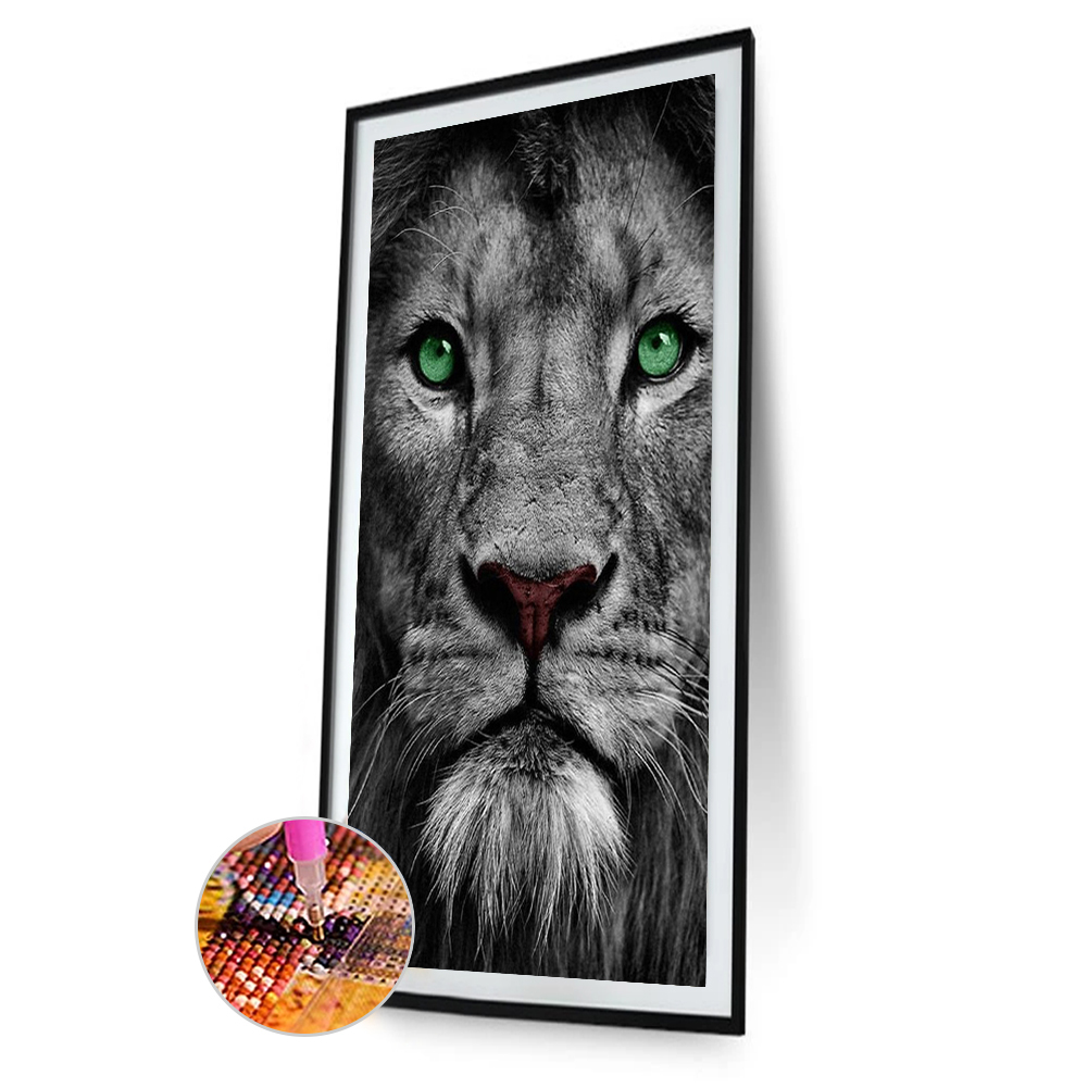 

(Multi-Size) Lion - Round/Square Drill Diamond Painting - 30*40CM, Square diamond 30*40cm, 501 Original