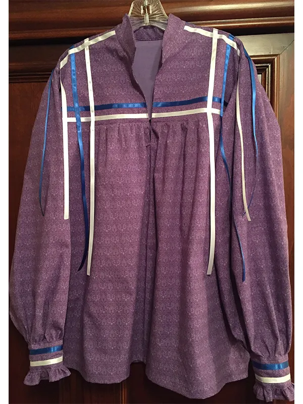 Banded Neck Cherokee Ribbon Shirt