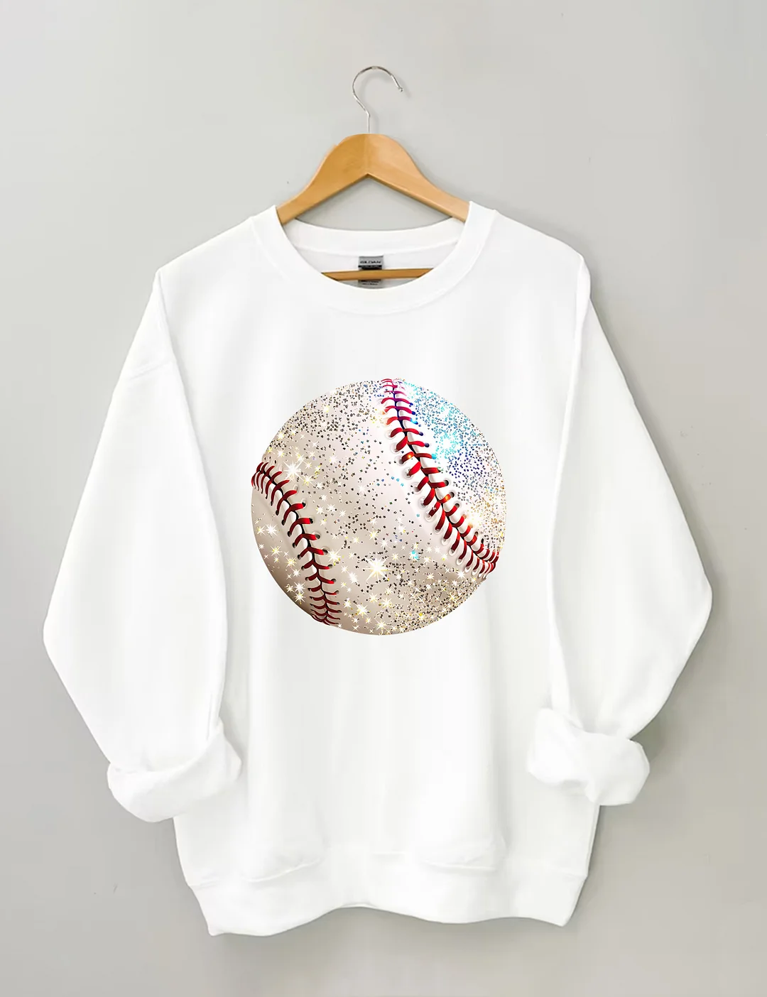 Glitter Baseball Game Day Sweatshirt