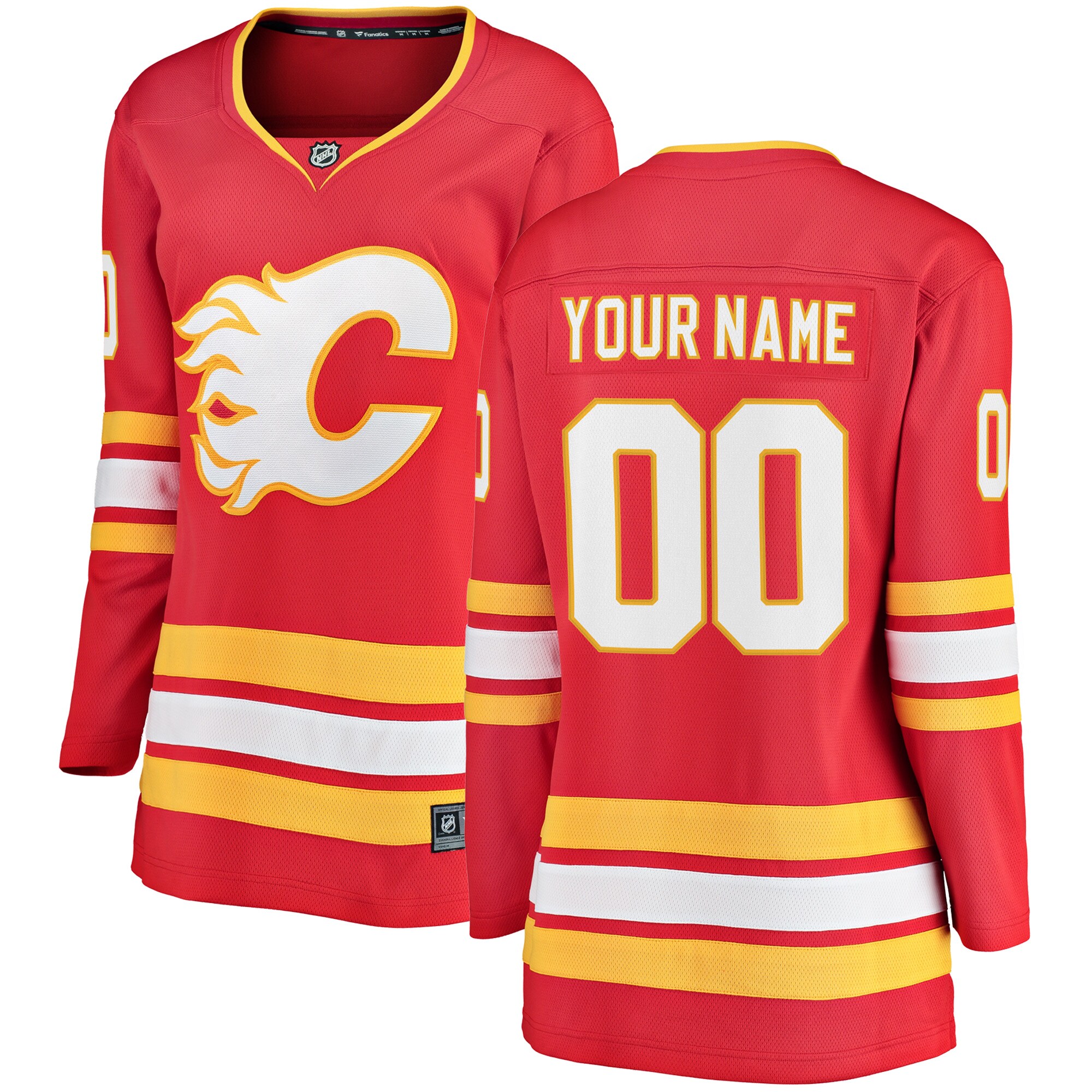 Calgary Flames Fanatics Women’s Home Breakaway Custom Jersey – Red mysite