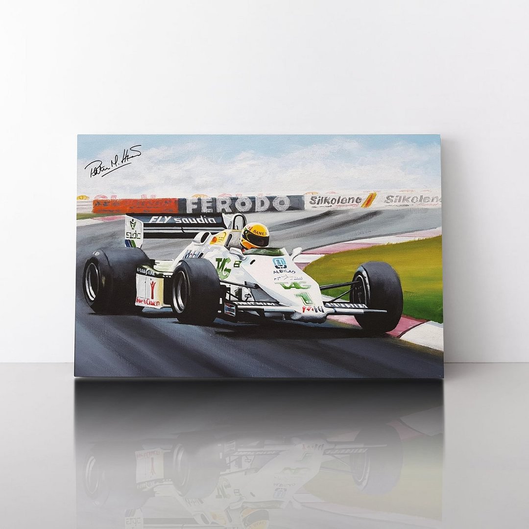 Ayrton Senna Canvas Wall Art