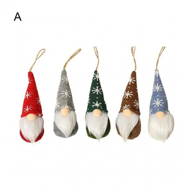 Gnomes Ornaments Nordic Style Widely Applied Long Mustache Handmade Santa Elf Hanging Christmas Gnomes