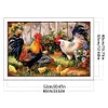 Vintage Poster - Farm Chickens-11CT Stamped Cross Stitch 40*60cm/15.75*23.62in tapestrymarket
