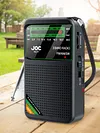 Portable Mini FM AM SW Full Band Radio Best Reception for Senior Home Walking