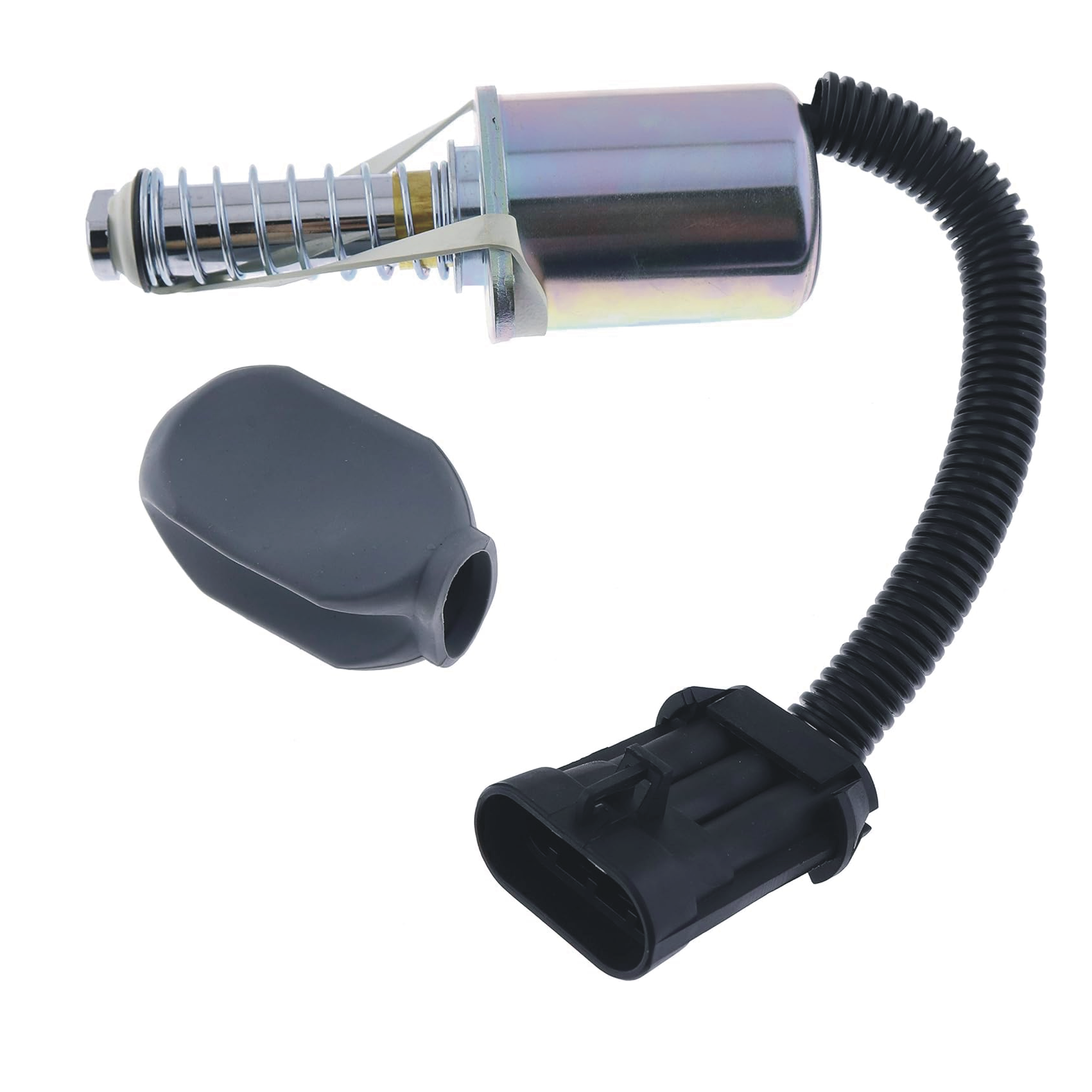 12V Fuel ShutOff Solenoid 6681513 6681512 7136559 6667993 6667992  for Bobcat Skid Steer 751 753 A220 S70 S100 S130 S150