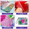 DIY Love Succulent Special Shaped Diamond Painting Handbag