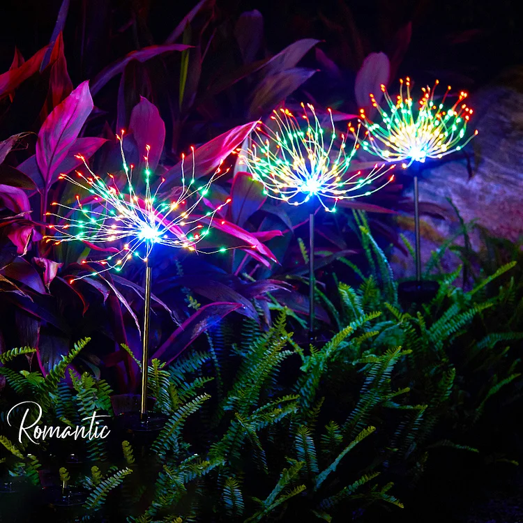 50% OFF💝Waterproof Solar Garden Fireworks Lamp