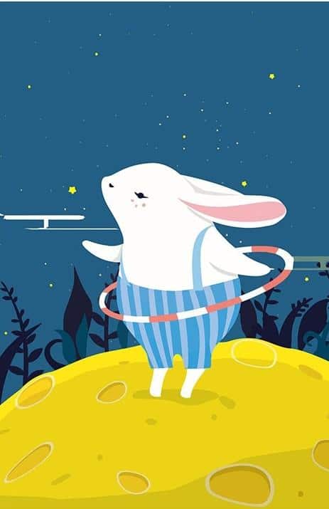 

Rabbit Hula Hoop – Paint By Numbers - 40*50CM, 501 Original