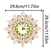 DIY Diamond Painting Special Shaped Art Clock Kits(Flower)