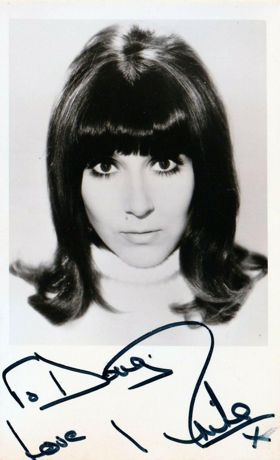 Carry On Nurse etc - Bubbly - ANITA HARRIS - lovely early signed 3x5 pic