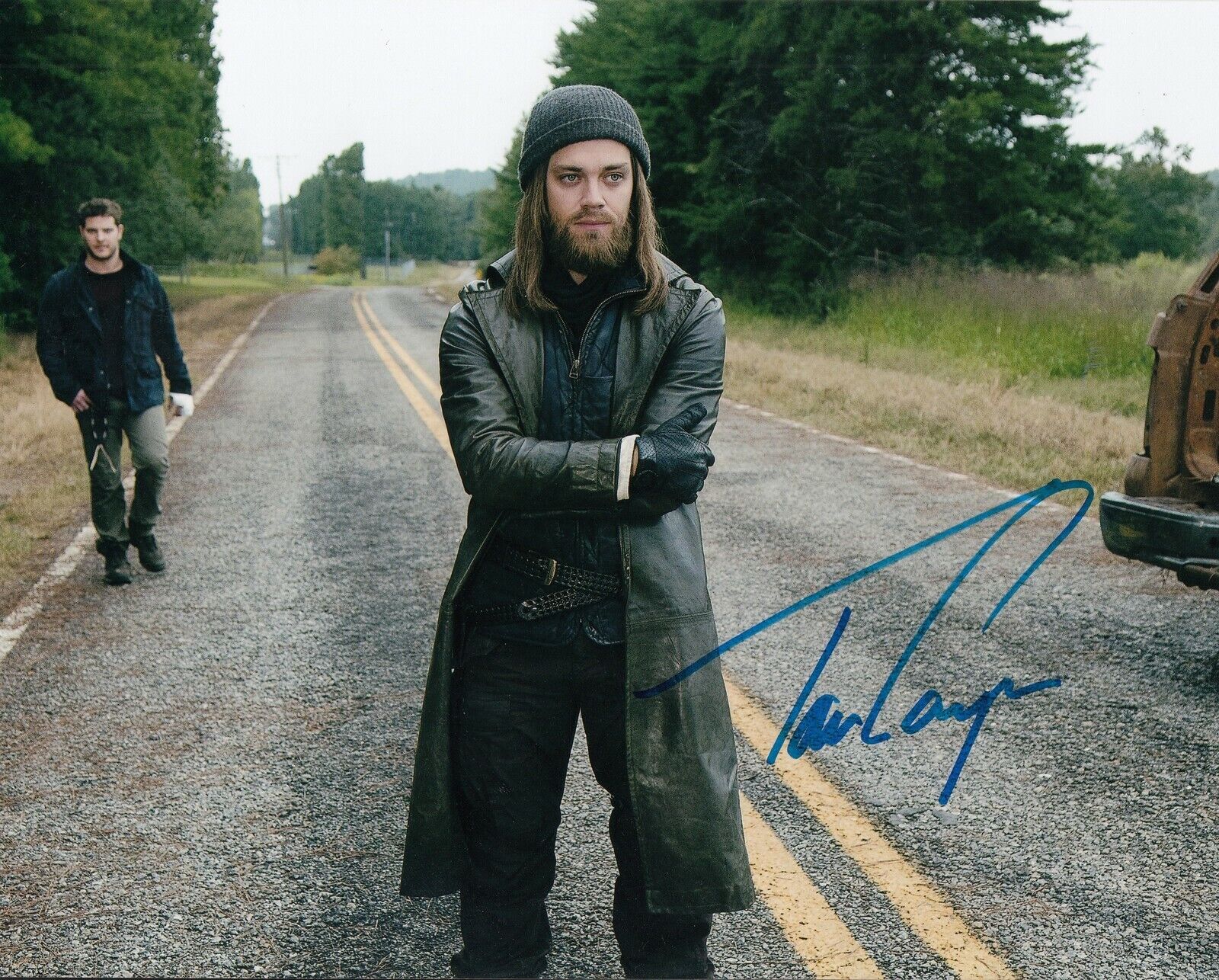 TOM PAYNE signed (THE WALKING DEAD) 8X10 Photo Poster painting *PAUL 'JESUS' ROVIA* W/COA #TP2