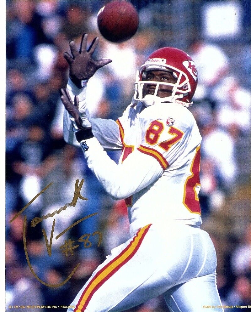 Tamarick Vanover Signed - Autographed Kansas City Chiefs 8x10 inch Photo Poster painting