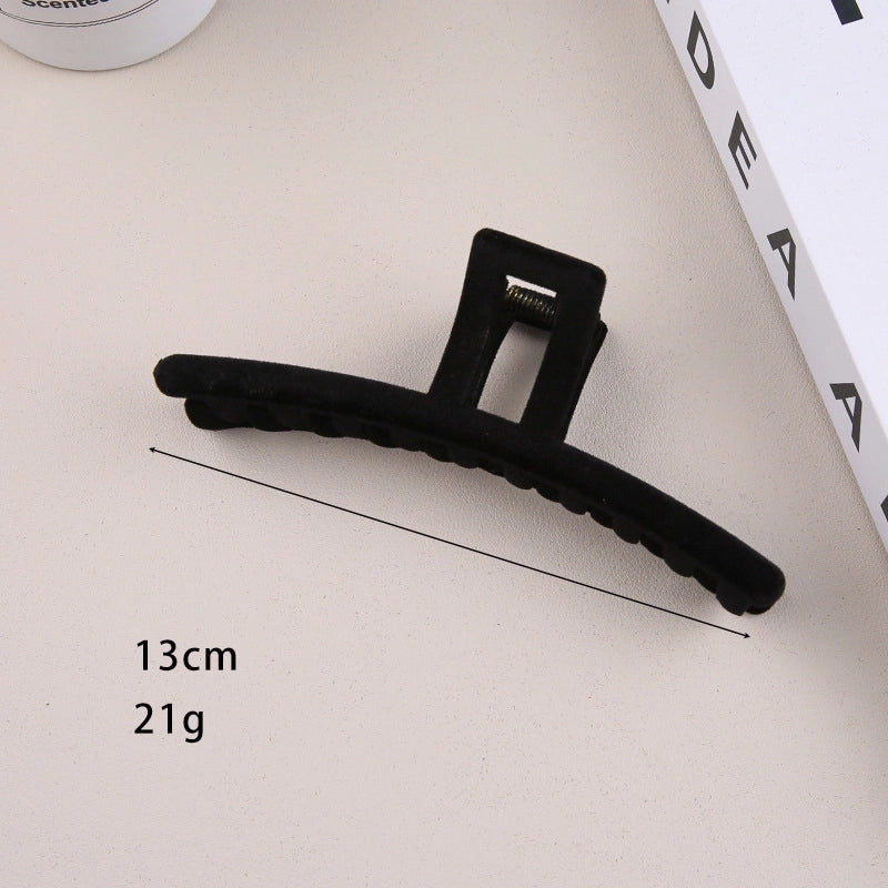 Women’s Retro Solid Color Plastic Hair Claws