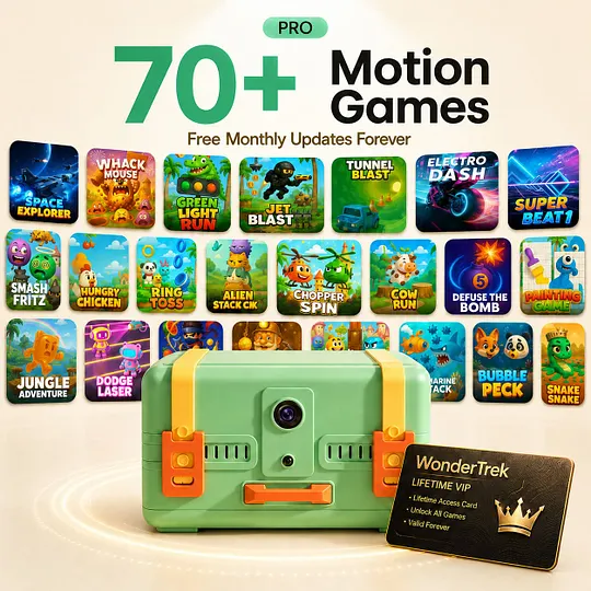 WonderTrek Motion Console: Interactive Gaming for Active Kids