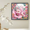 Flower Fairy Girl - Crystal Rhinestone Diamond Painting