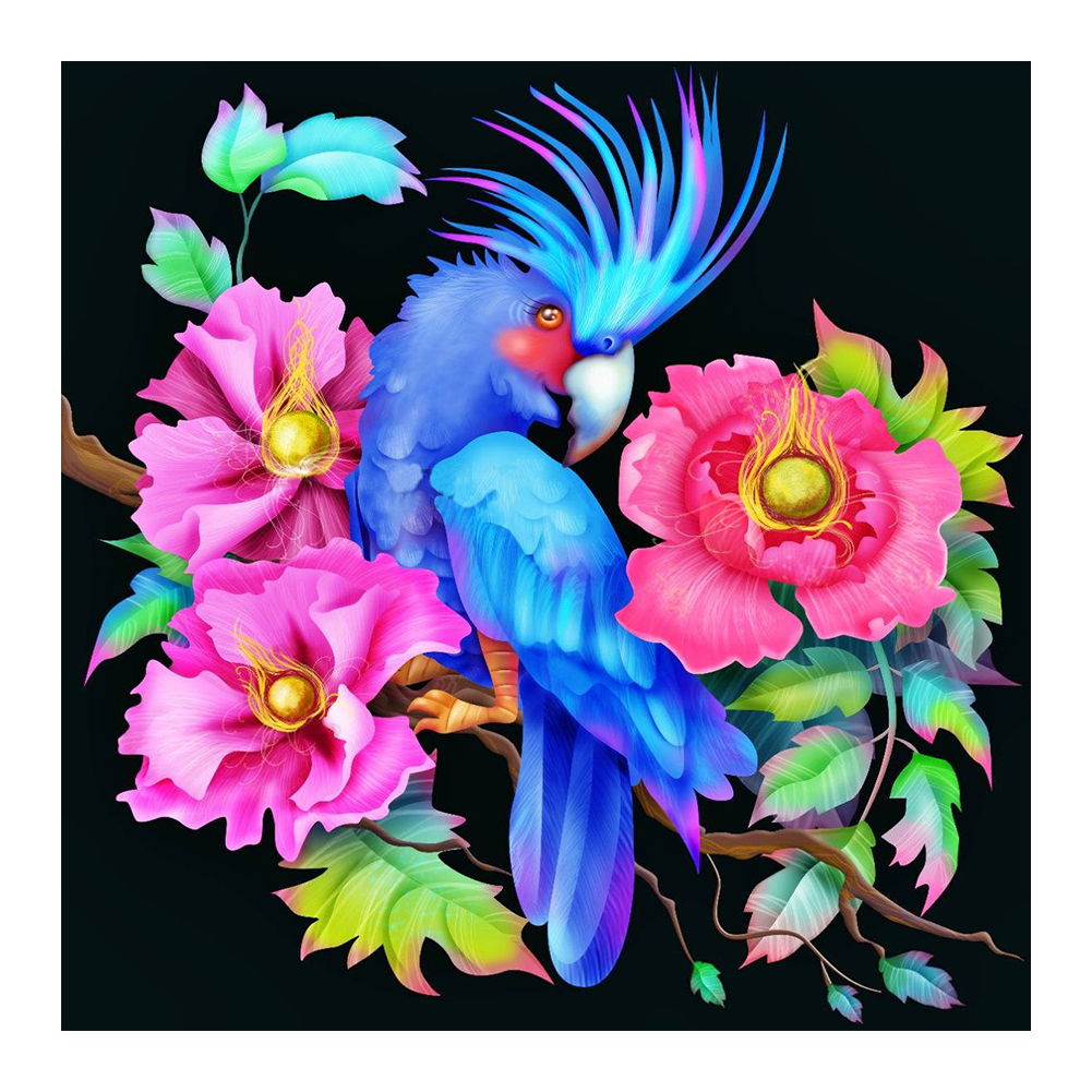 

Parrot Flower - Round Drill Diamond Painting - 30*30CM, 501 Original