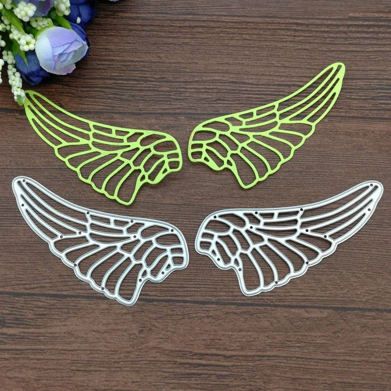 A pair of Angel wings Metal Cutting Dies Stencil Scrapbooking Photo Album Card Paper Embossing Craft DIY