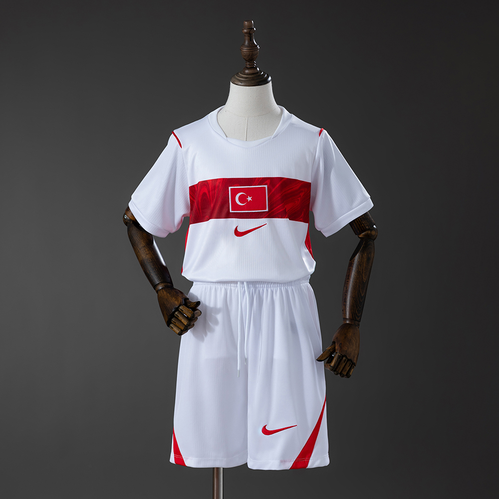 2026 Kids Size Turkey National Team Home Football Shirt