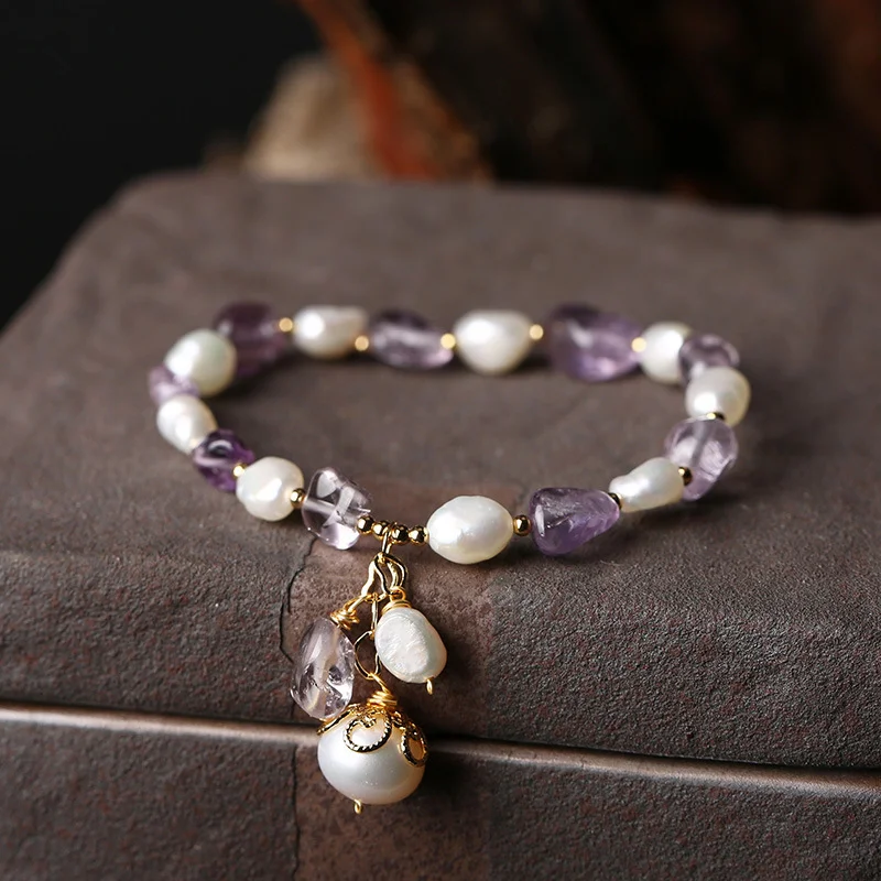 Companion Pearl crystal bracelet