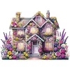 Flower House - Crystal Rhinestone Diamond Painting