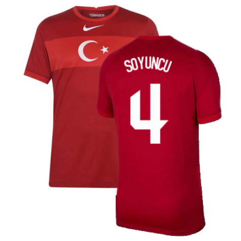 Türkei Caglar Soyuncu 4 Away Trikot EM 2020-2021