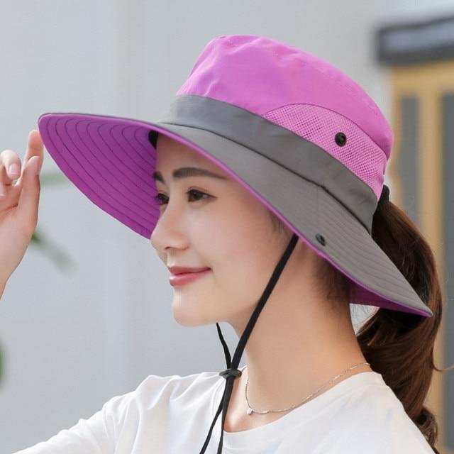 Hat Women UV Protection Foldable Sun Hat