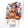 Halloween Pumpkin Girl-Paint by Numbers Acrylic Painting 40*40CM