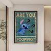 Are You Pooping?-11CT Stamped Cross Stitch 40*60cm  tapestrymarket
