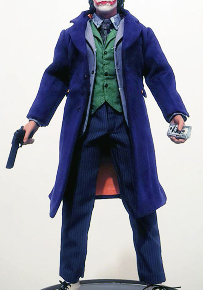 【IN Stock】1/6 Heath Ledger CPOP CREW CPC02 Purple Coat Edition Clown Costume Joker Clothes Model Fit 12'' Soldier Action Figure Dolls-aliexpress