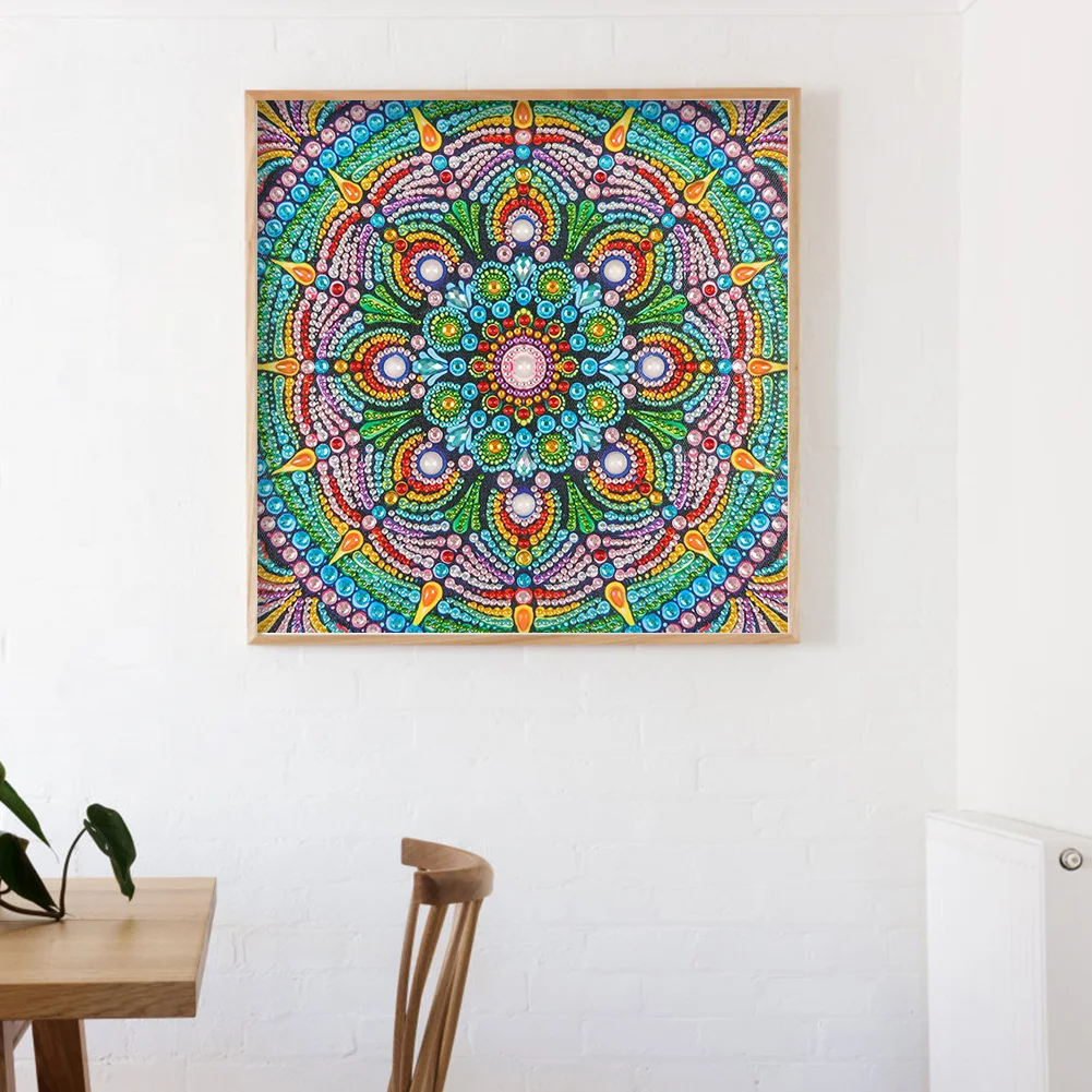 Diamond Painting - Special Shaped Drill - Mandala(30*30cm)