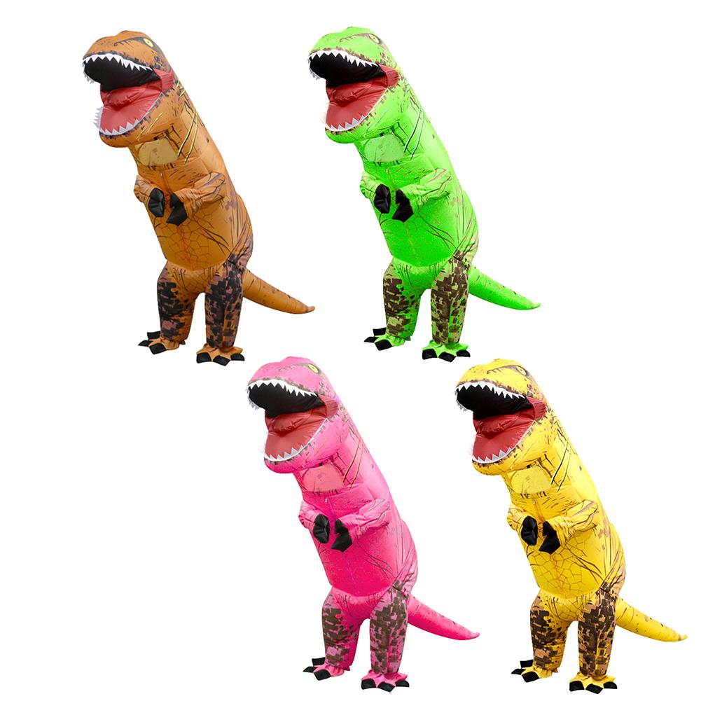 

Inflatable Dinosaur Costume T Rex Children Halloween Dress Cosplay Suit, Light brown, 501 Original