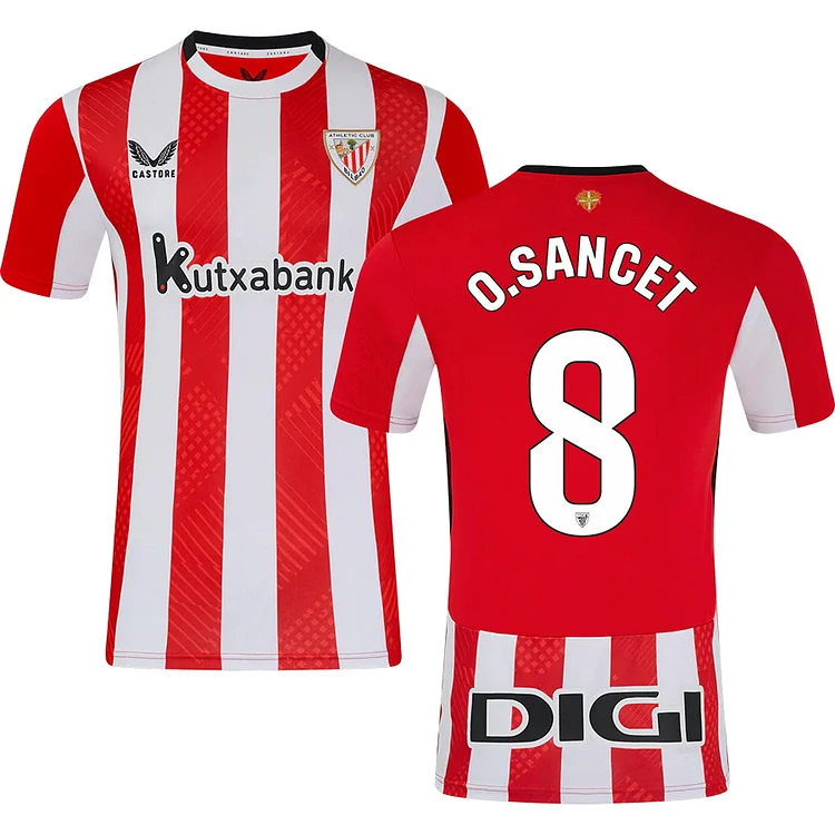 Athletic Bilbao Oihan Sancet 8 Home Trikot 2024-2025