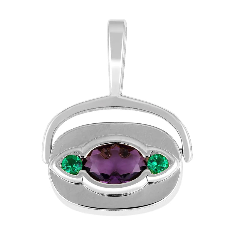 1 Piece 18.5*13.3MM Copper Zircon Geometric Heart Shape Flower Polished Pendant Jewelry Accessories