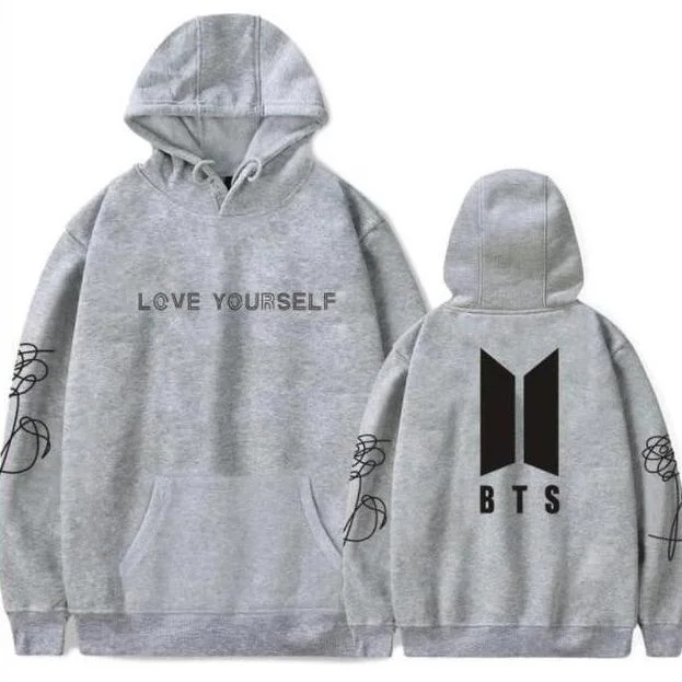 Love Yourself Hoodies - Gotamochi Kawaii Shop, Kawaii Clothes