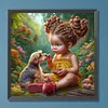 uk.everydayedeals (Limited Stock)Diamond Painting - Full Round - Girl&Dog