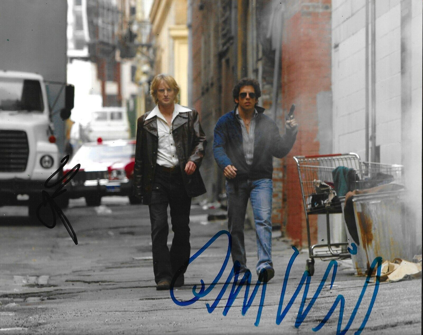 Ben Stiller/Owen Wilson Signed Starsky And Hutch 10x8 Photo Poster painting AFTAL