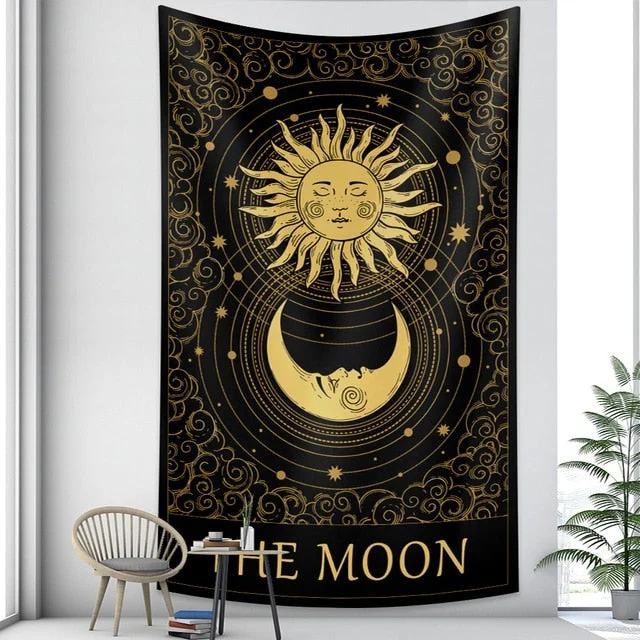 Indian mandala tapestry new Tarot brand witchcraft tapestry bohemian style decoration home decoration hippie mattress bedroom