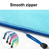 5 pcs Waterproof Mesh Zipper Bag Cross Stitch PVC Mesh Zip File Bag Puzzle Bags