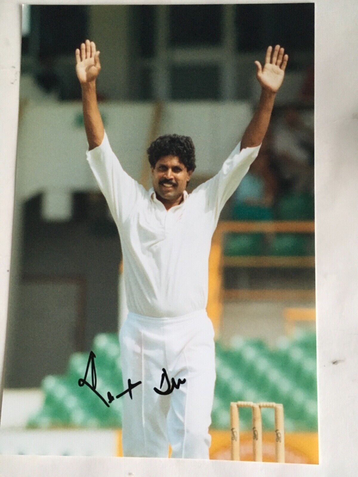 Legend Cricket Kapil DEV Signed Autograph 12x8 Photo Poster painting Indian