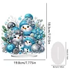 DIY Christmas Snowman Special Shape Diamond Painting Desktop Ornaments