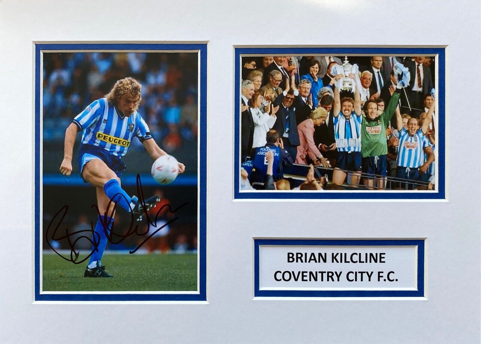 BRIAN KILCLINE HAND SIGNED A4 Photo Poster painting MOUNT DISPLAY COVENTRY CITY AUTOGRAPH 4