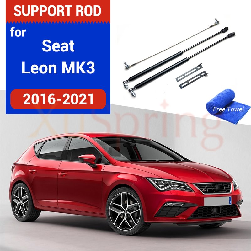 For SEAT Leon 20122019 MK3 Car Hood Cover Spring Gas Lift Support