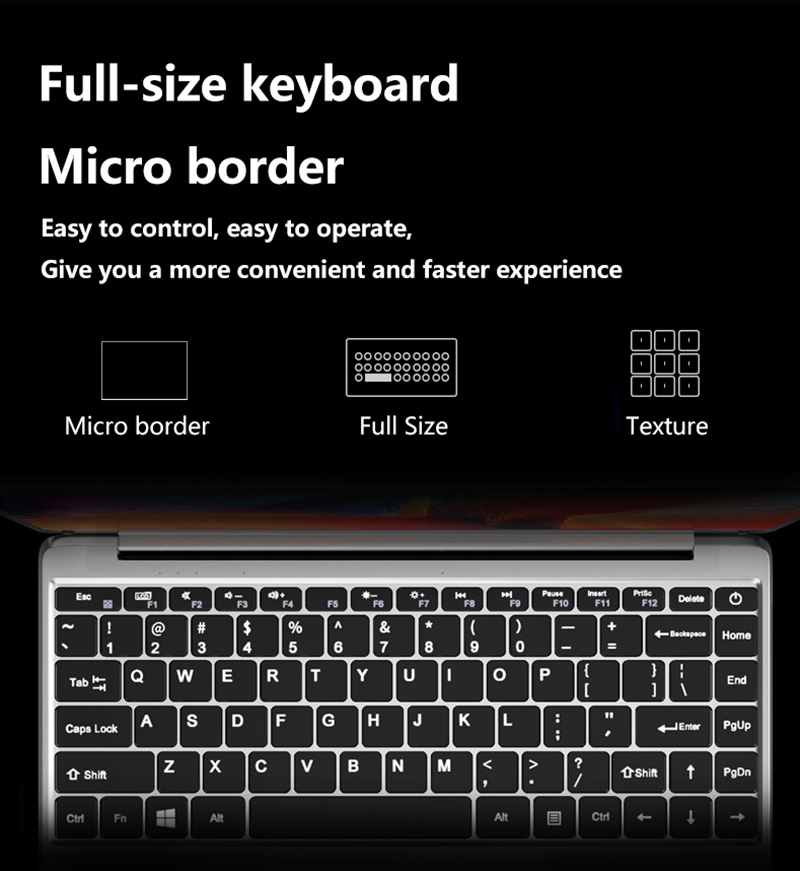 KUU Kbook pro 14.1 inch laptop Intel Celeron N3450 CPU 8GB+256GB Office laptop 10