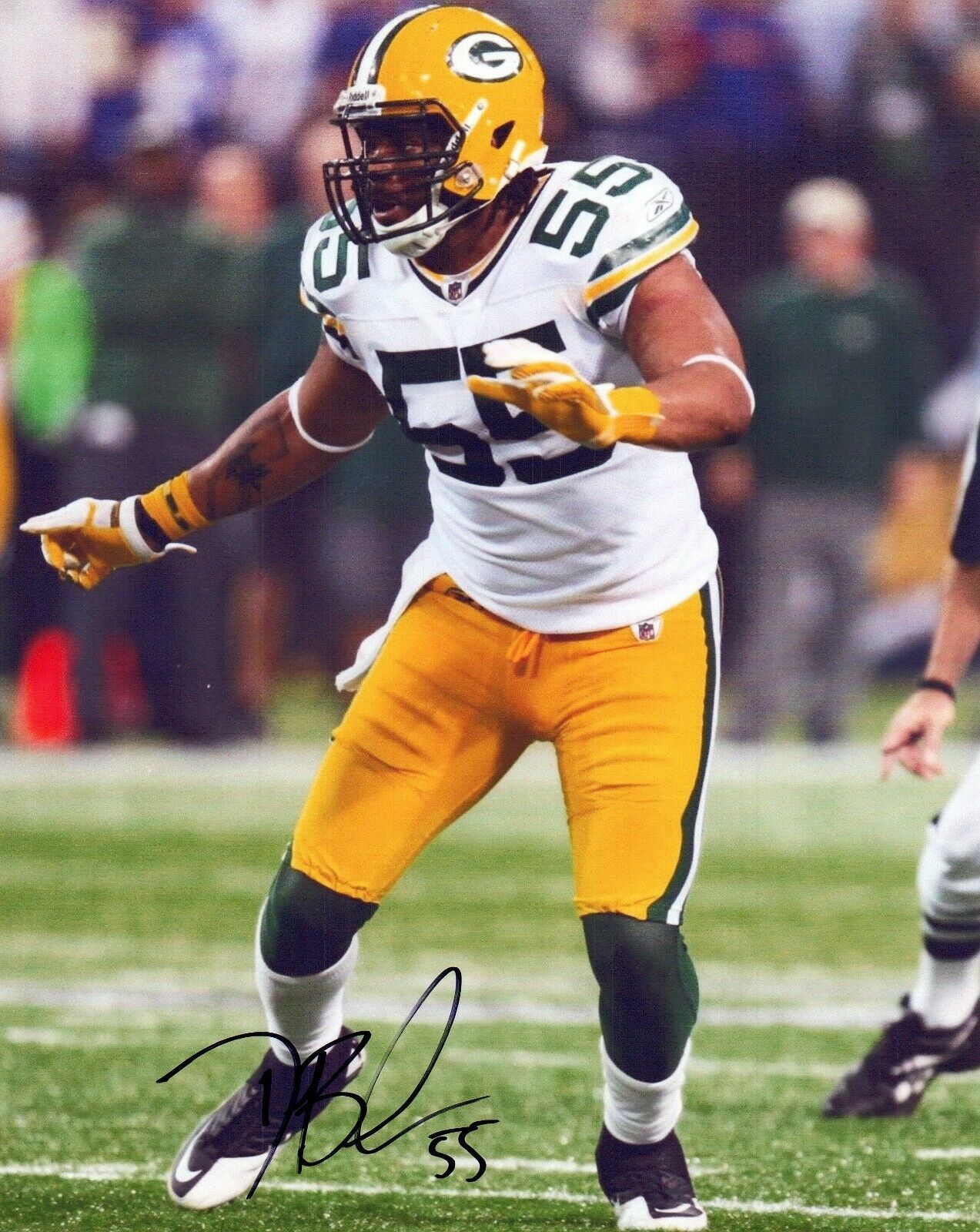 Desmond Bishop Green Bay Packers Signed 8x10 Autographed Photo Poster painting COA