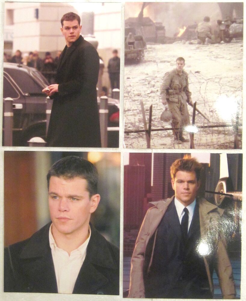 MATT DAMON 8x10 Photo Poster painting LOT nice small collection SAVING PVT RYAN & JASON BOURNE