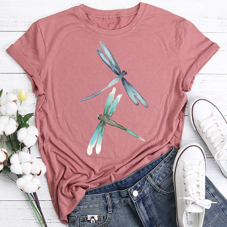 Dragonfly T-Shirt Tee -06783-Annaletters