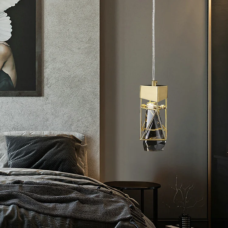 Modern Crystal Lounge Pendant Light  Vjlight